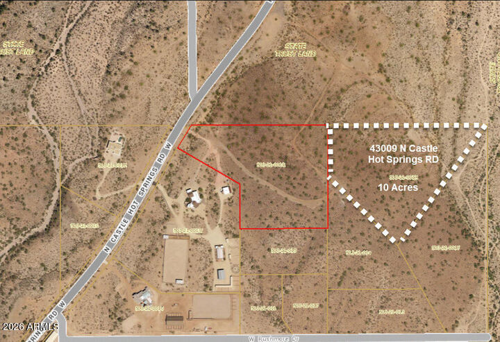 Property Photo:  43009 N Castle Hot Springs Road '-'  AZ 85342 