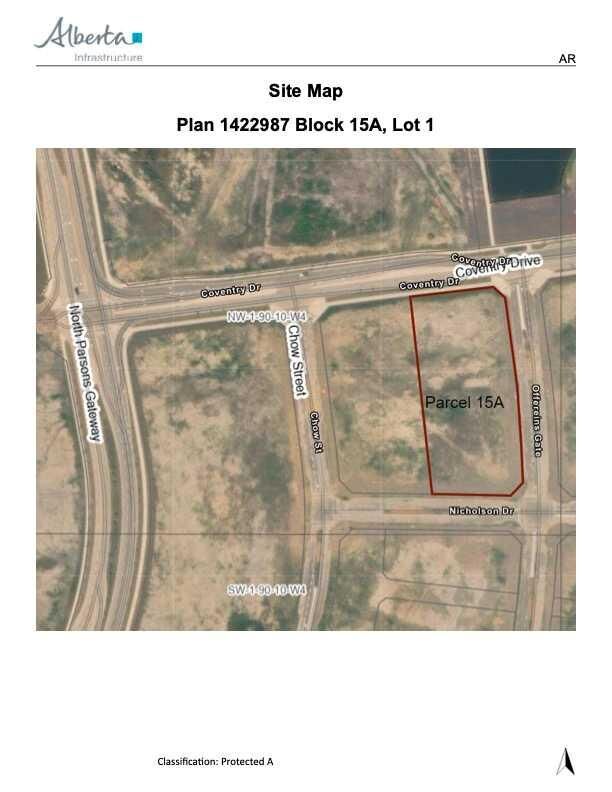 Property Photo: Plan 1422987 Block15a Lot 1 AB T9K 2X4