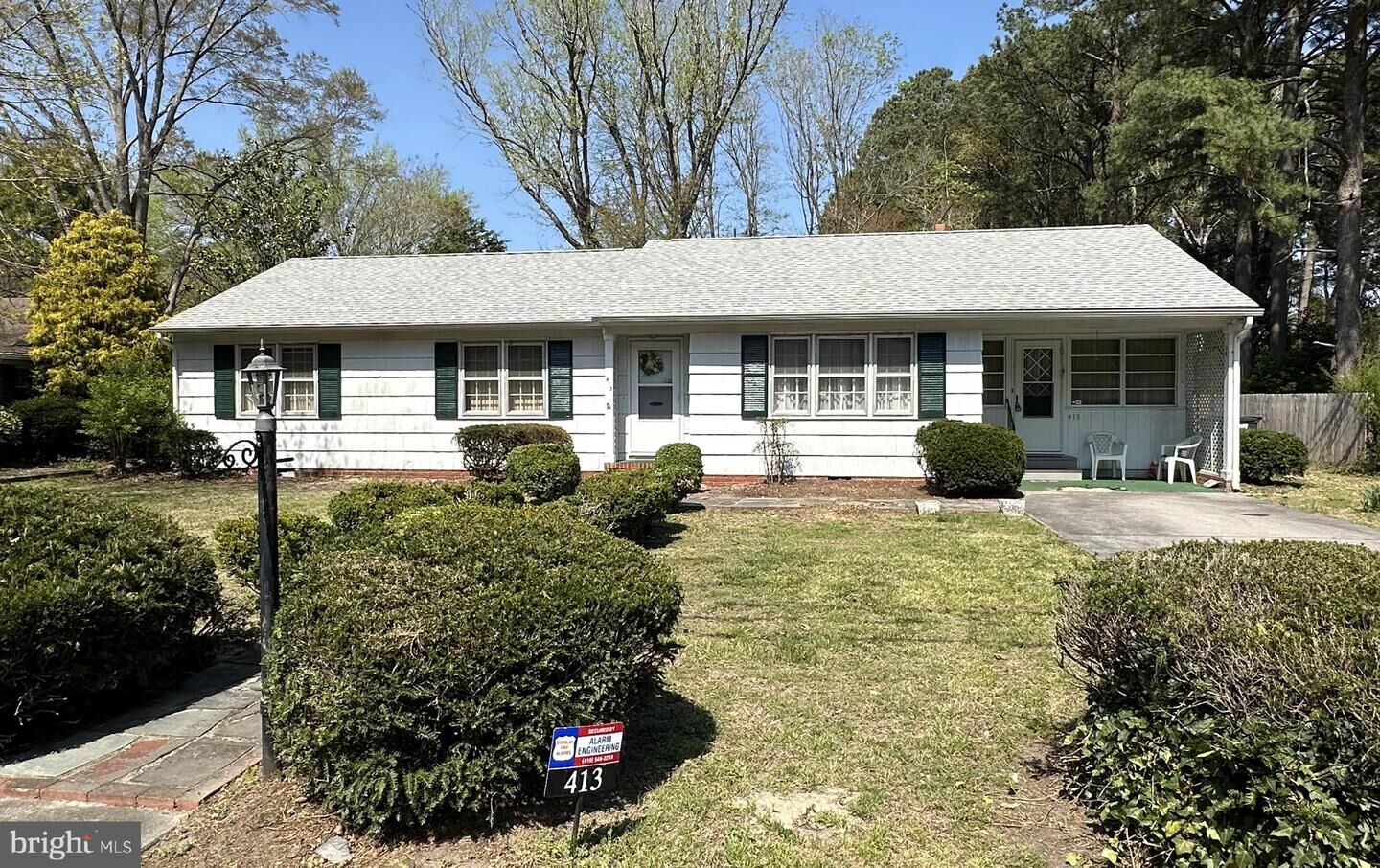 Property Photo: 413 Pine Bluff Road MD 21801