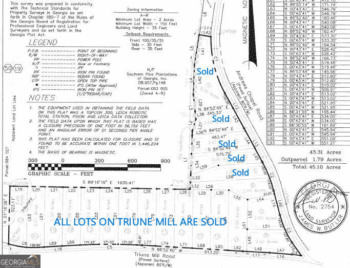 Property Photo:  0 Andrews Chapel Road  GA 30286 