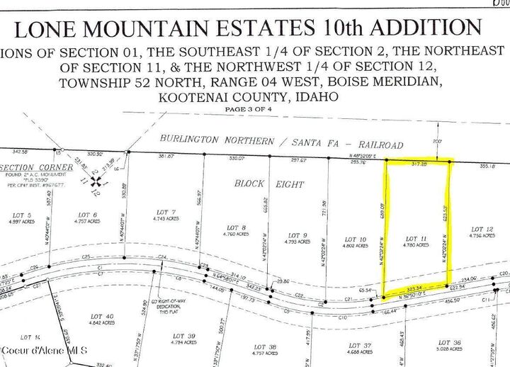 Property Photo:  L11b8 N Eclipse Road  ID 83858 