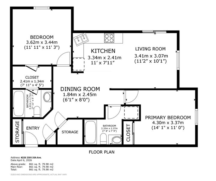 Property Photo: 2305 35A Avenue NW 228 AB T6T 1Z2