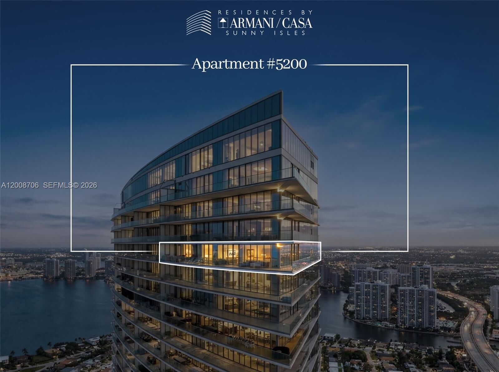 Property Photo: 18975 Collins Ave 5200 FL 33160