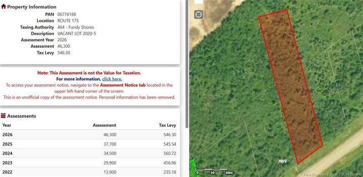 Property Photo:  Lot 2020-5 Route 175  NB E5J 1K7 