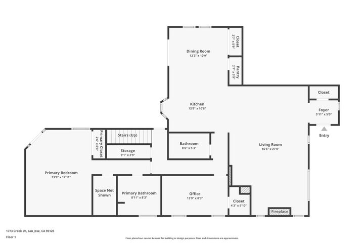 Property Photo:  1773 Creek Drive  CA 95125 