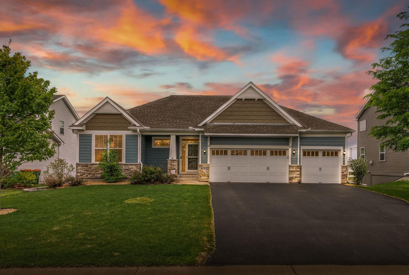 Property Photo:  3418 129th Avenue NE  MN 55449 