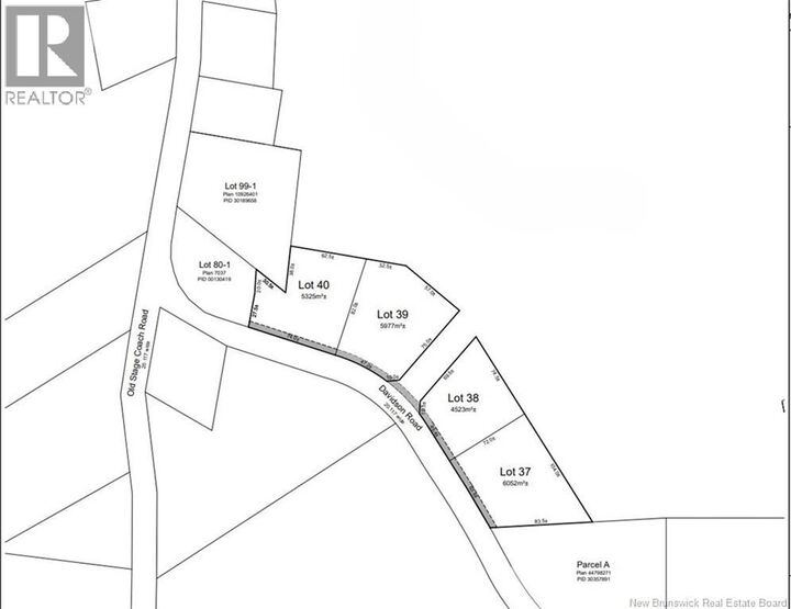 Property Photo:  Lot 37 Davidson Road  NB E4Z 1E1 