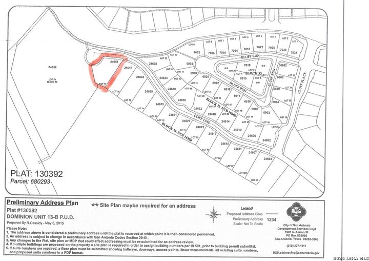 Property Photo:  24651 Cliff Line  TX 78257 