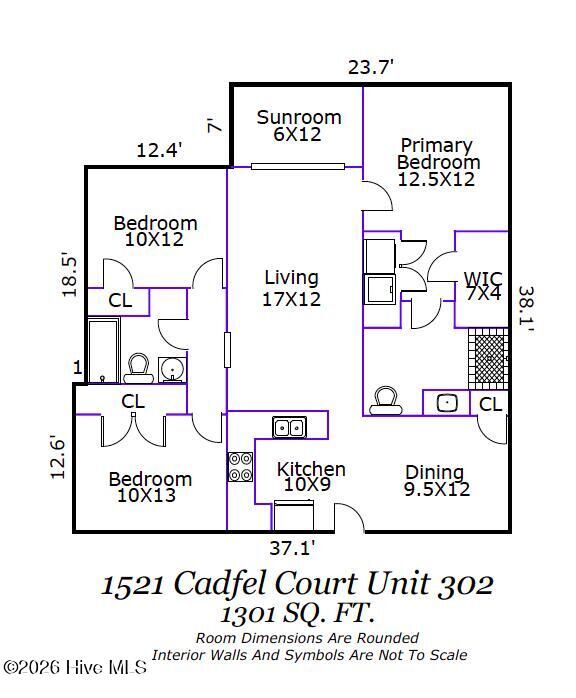 Property Photo: 1521 Cadfel Court Unit 302 NC 28412