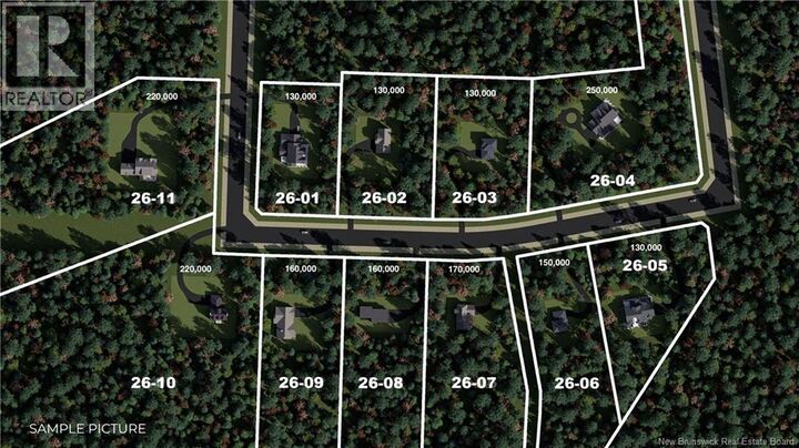 Property Photo:  Lot 26-01 Rue Du Sentier Street  NB E4K 3Y5 