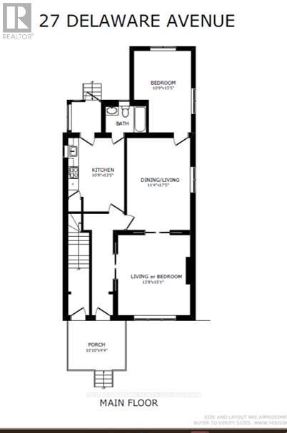 Property Photo:  27 Delaware Avenue Main  ON M6H 2S8 