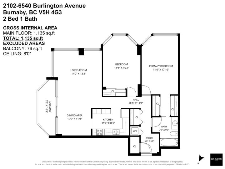 Property Photo:  6540 Burlington Avenue 2102  BC V5H 4G3 