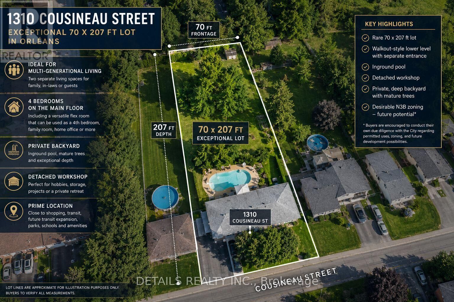 Property Photo:  1310 Cousineau Street  ON K1C 1A7 