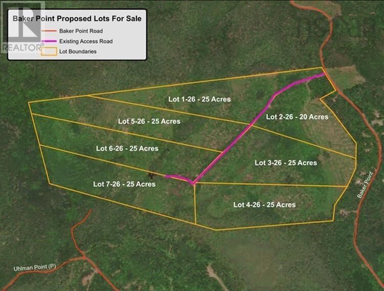 Property Photo:  Lot 2-26 Baker Point Road  NS B0T 1X0 