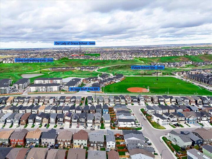 Property Photo: 89 Sage Bluff Rise NW AB T3R 1T4