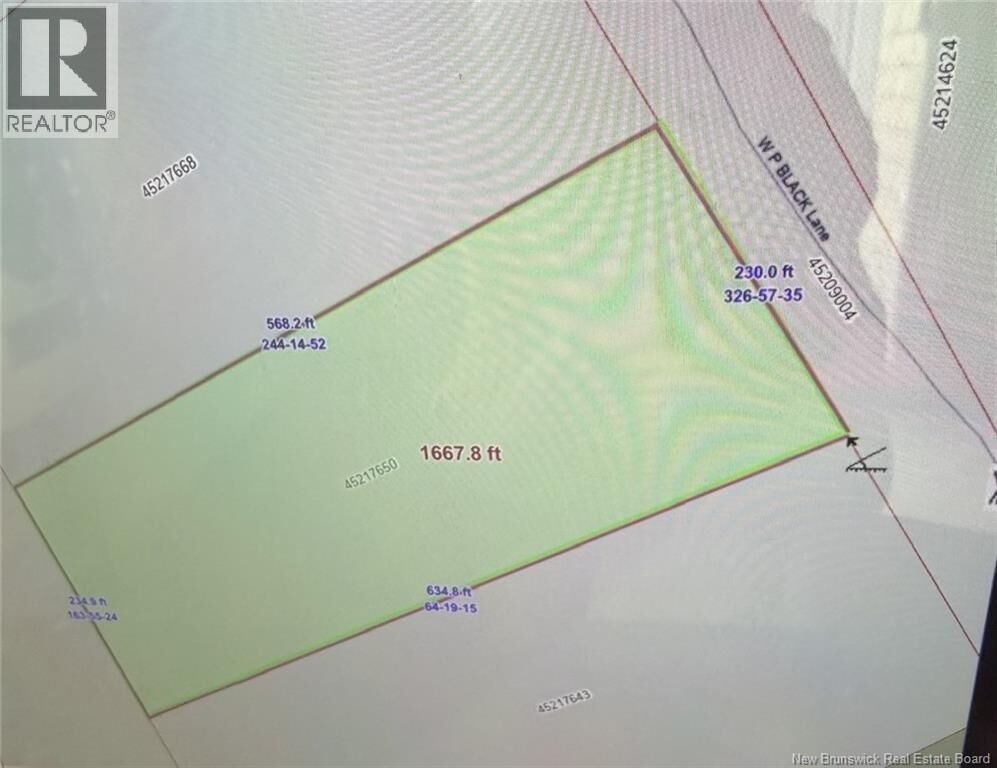 Property Photo:  Lot 3 W P Black Lane  NB E4Z 5X5 