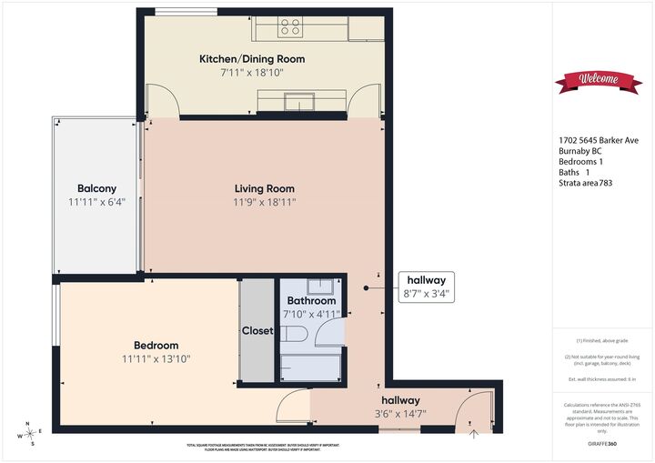 Property Photo: 5645 Barker Avenue 1702 BC V5H 3Z5