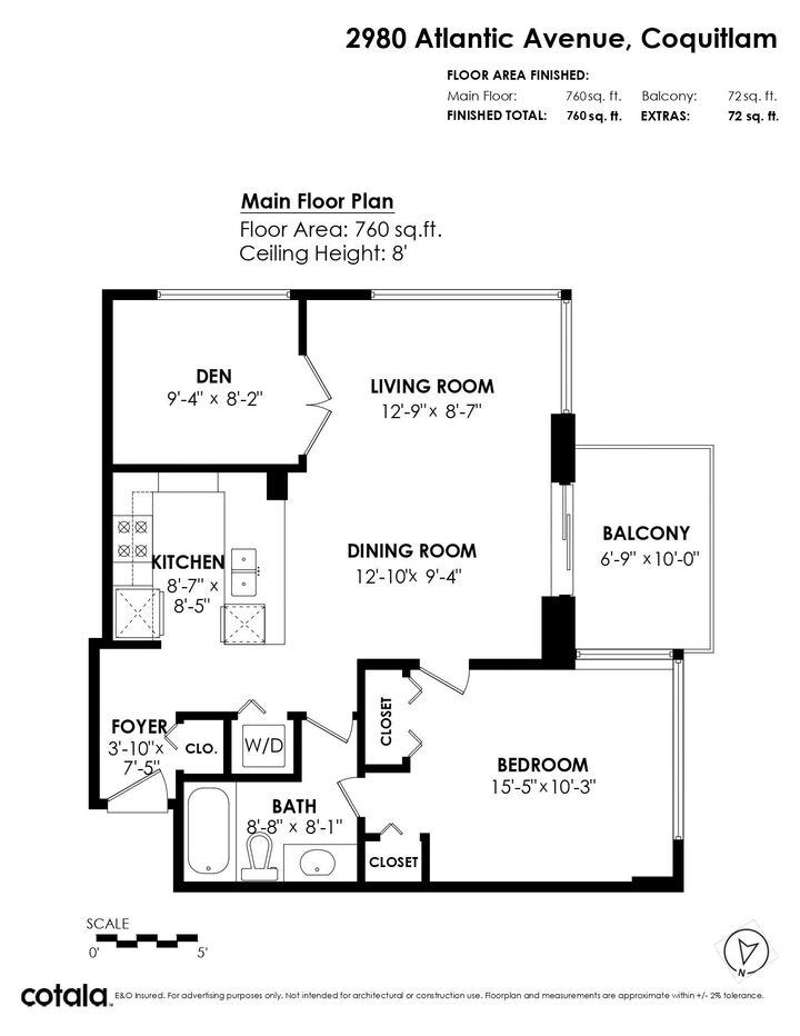 Property Photo: 2980 Atlantic Avenue 2307 BC V3B 0G2