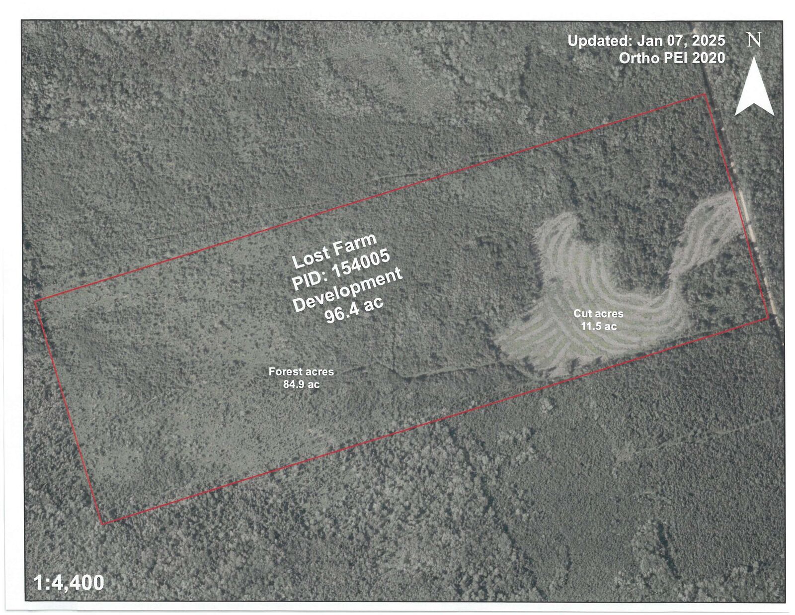 Property Photo:  Acreage Line Lot Road  PE C0A 1G0 