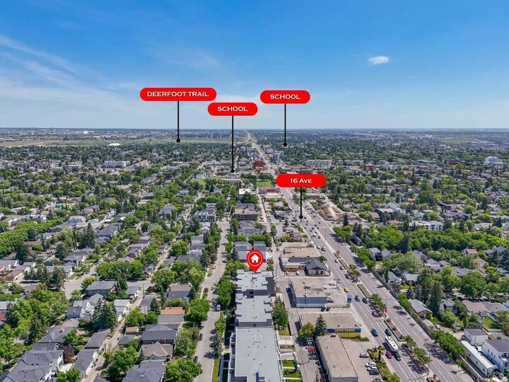 Property Photo: 605 17 Avenue NW 205 AB T2M 0N6