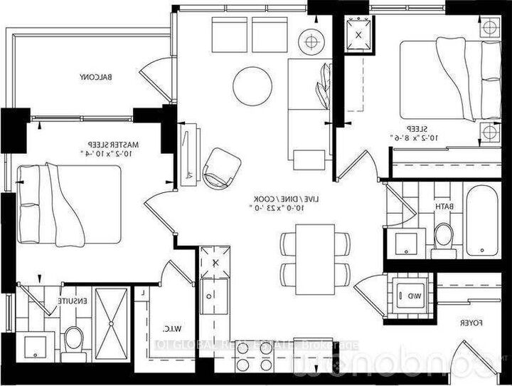 Property Photo: 9560 Markham Road 1808 ON L6E 0T9
