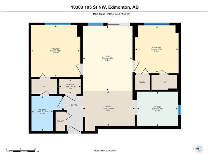 Property Photo:  10303 105 Street NW 608  AB T5J 5G3 