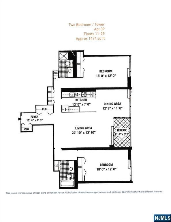 Property Photo:  5 Horizon Road 2209  NJ 07024 