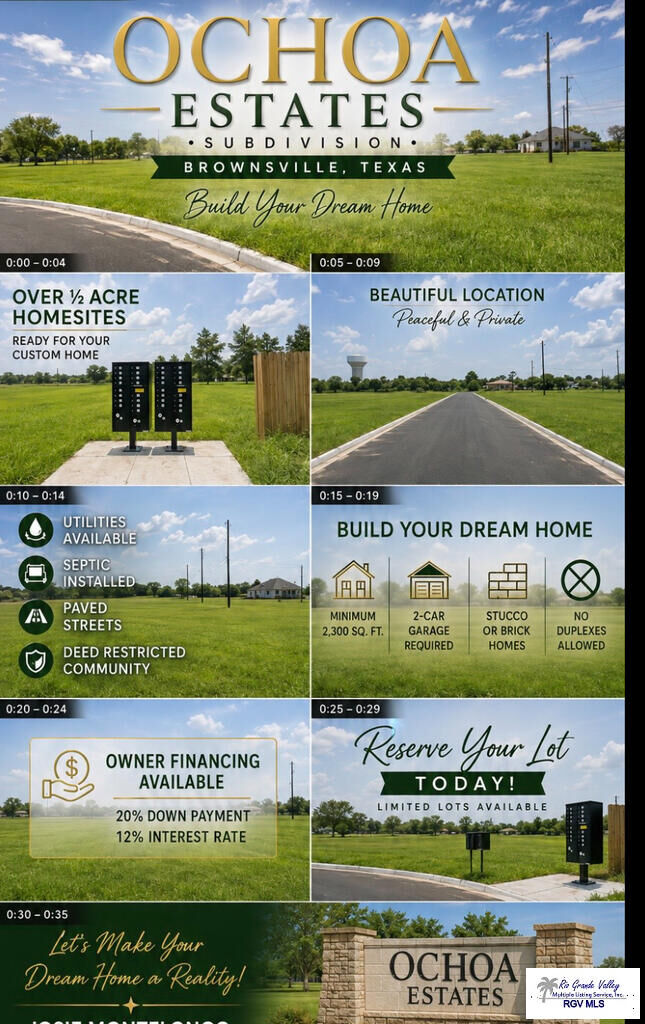 Property Photo: 000 Ochoa St Lot #14 TX 78521