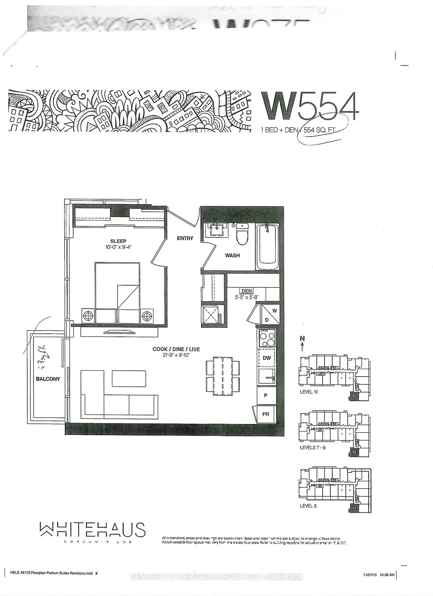 Property Photo:  33 Helendale Avenue 1011  ON M4R 0A4 