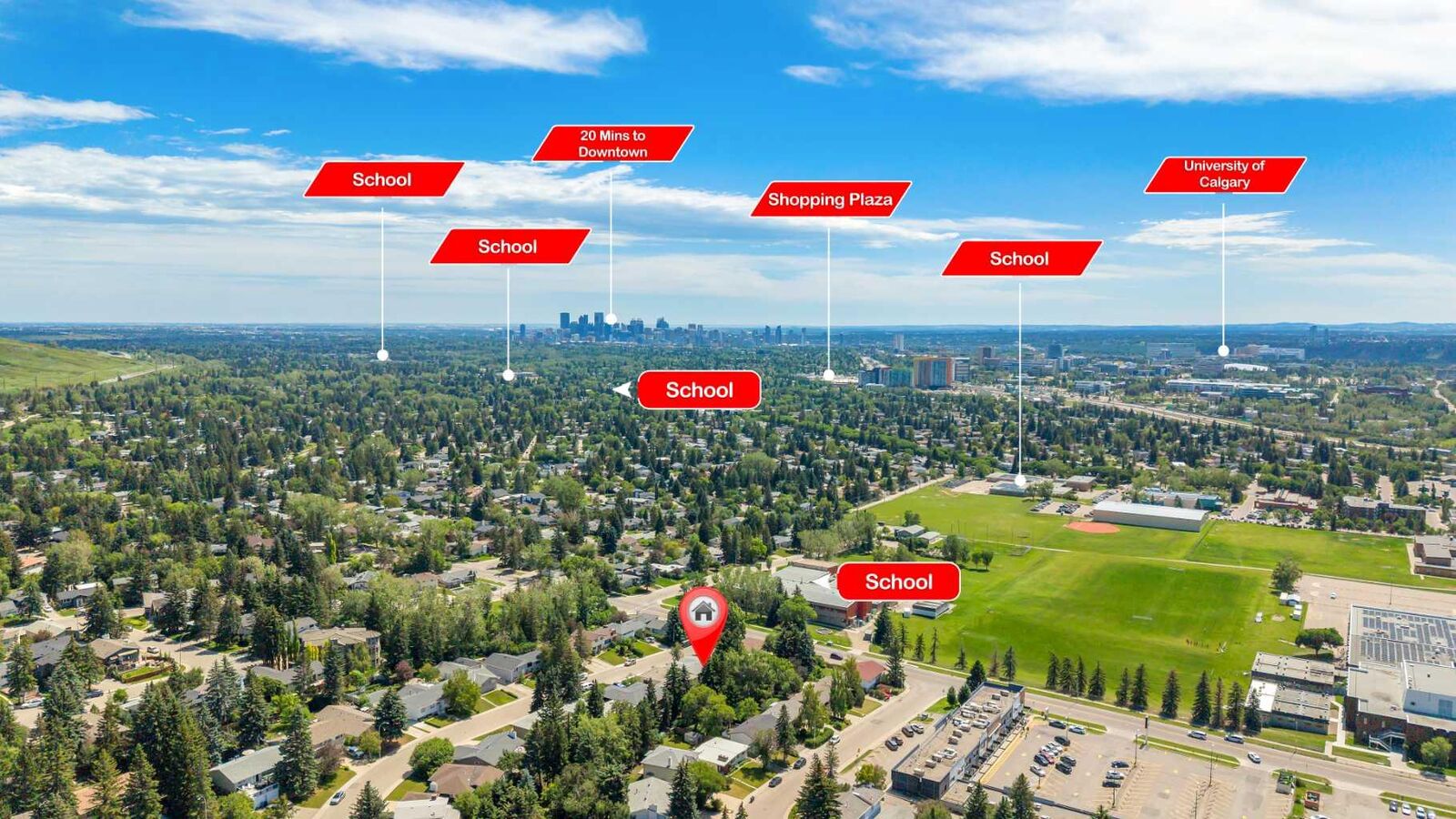 Property Photo:  3415 Benton Drive NW  AB T2L 1W7 