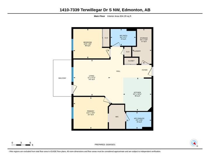 Property Photo:  7339 South Terwillegar Drive NW 1410  AB T6R 0E1 