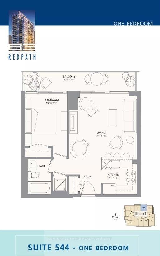 Property Photo: 83 Redpath Avenue 701 ON M4S 0A2