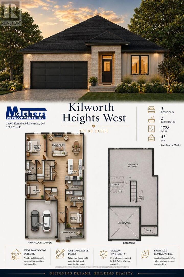 Property Photo:  91 Allister Drive Lot #23  ON N0L 1R0 