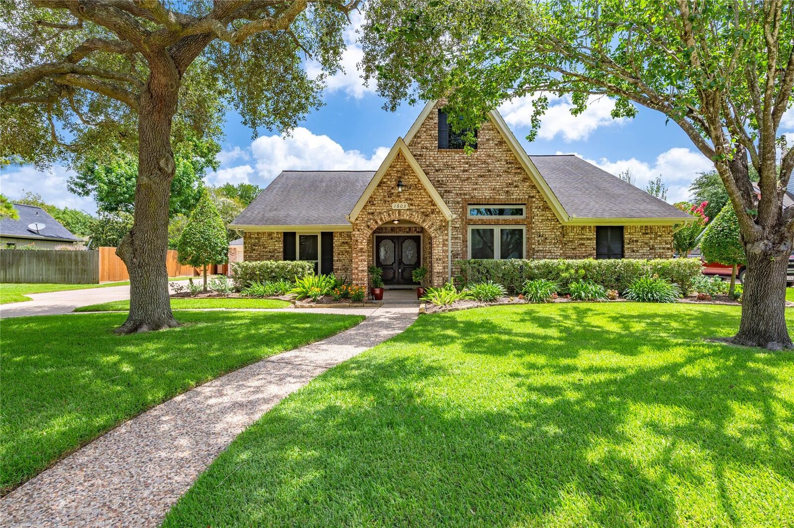 Property Photo:  1603 White Wing Circle  TX 77546 
