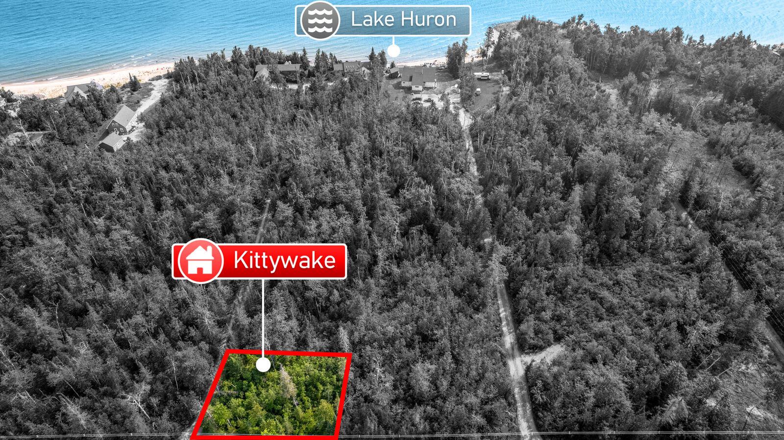 Property Photo: V/L Kittywake Lane MI 49759
