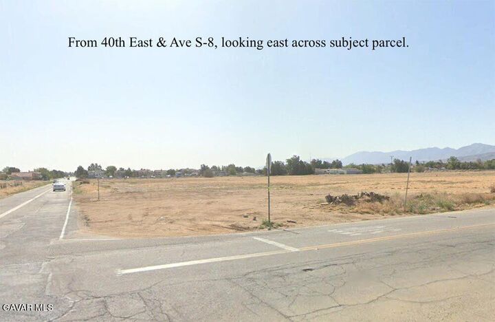 Property Photo: 40th St East &Amp Ave S-8 Avenue CA 93550