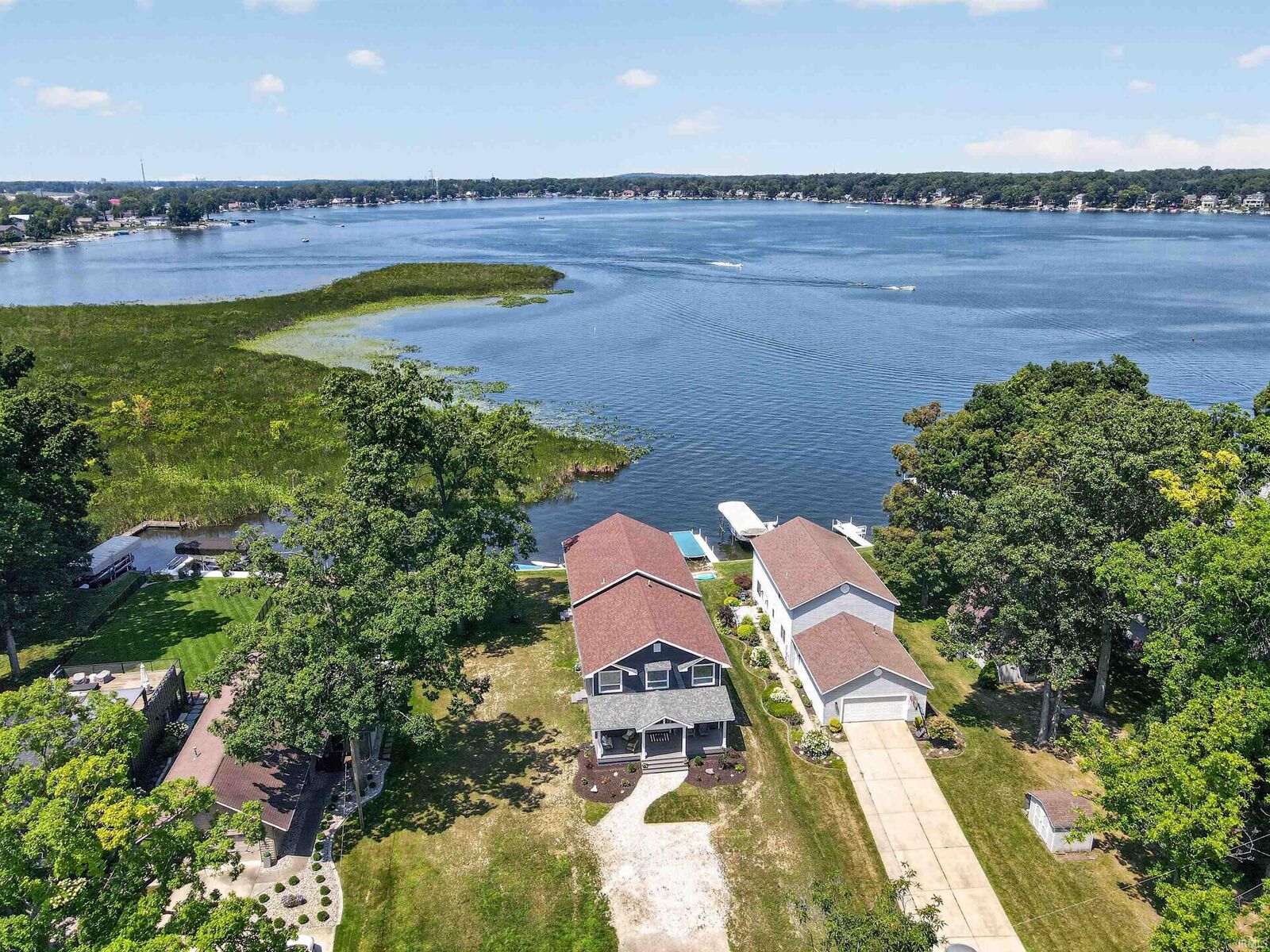 Property Photo:  12967 N Eastshore Drive  IN 46567-8464 