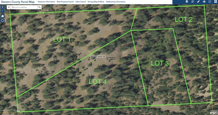 Property Photo:  Nka Lower Weaver Way Lot 3 Of Lot 7  WA 99006 