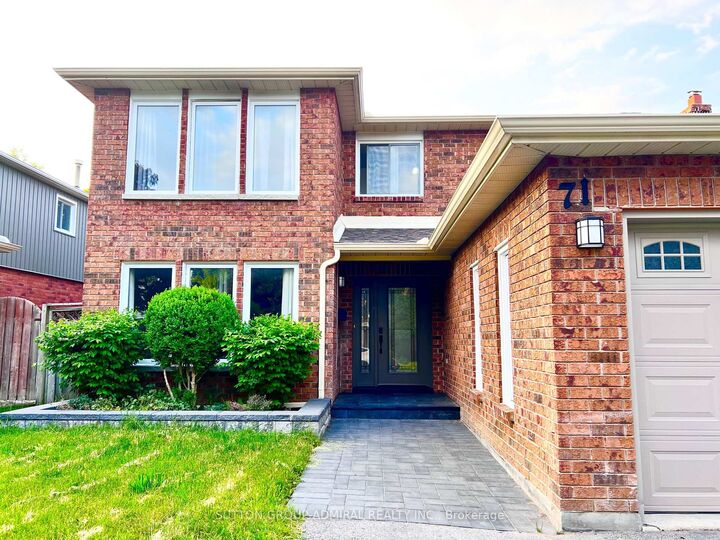 Property Photo: 71 Trillium Crescent ON L4N 6H6