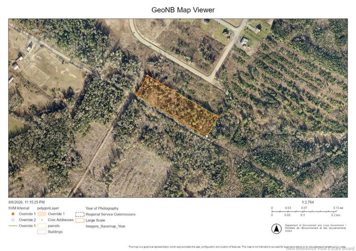Photo de la propriété:  Lot 2004-1 Charters Settlement Road  NB E3C 1W7 