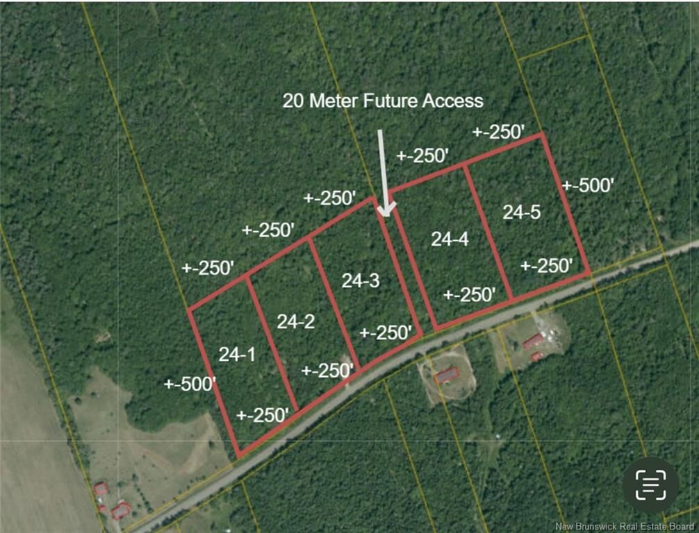 Property Photo:  Lot 24-3 Renauds Mills  NB E4V 2N9 