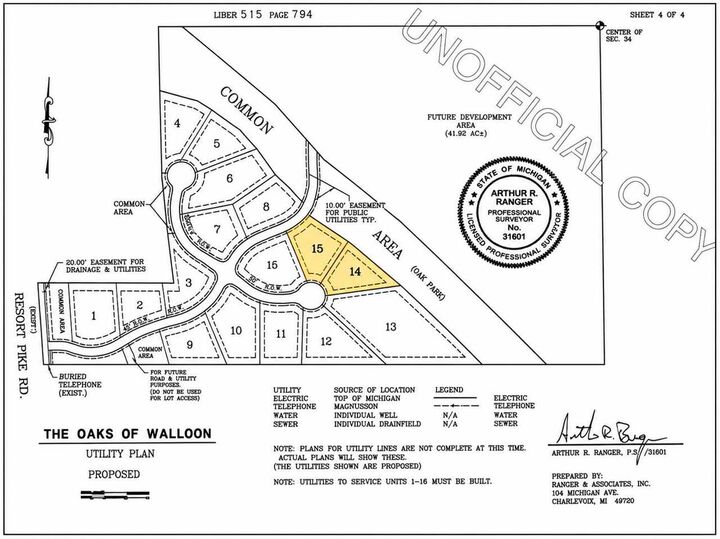 Property Photo: 5747 Ash Ct #15 MI 49770