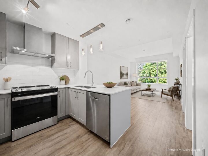 Property Photo: 6338 King George Boulevard 306 BC V3X 1E9