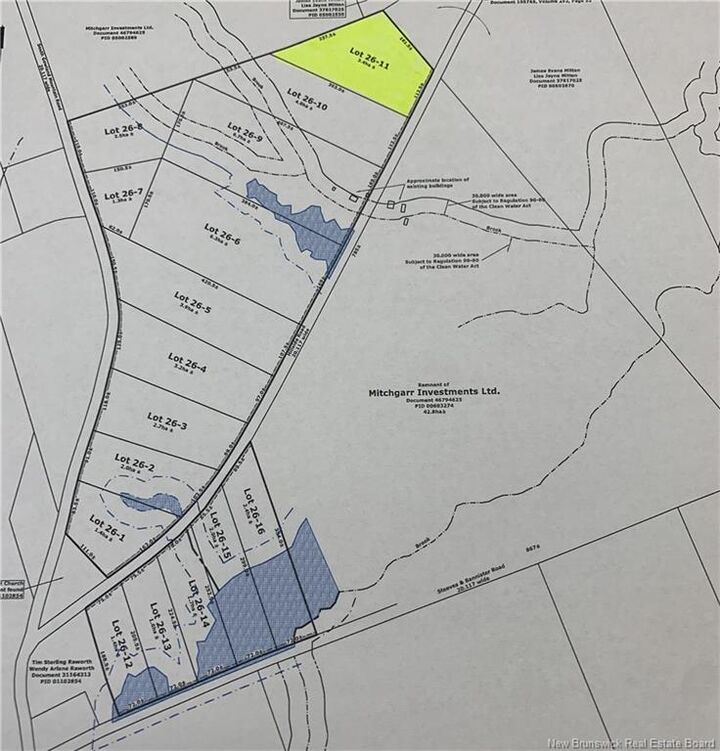 Property Photo:  Lot 26-11 Hillside  NB E4Z 2L3 