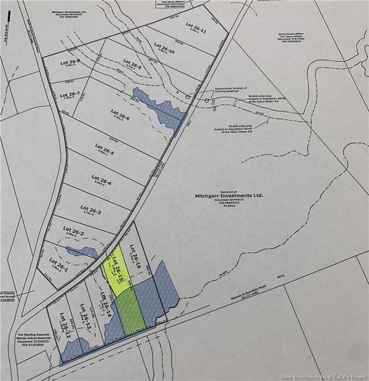 Property Photo:  Lot 26-15 Hillside  NB E4Z 2L3 