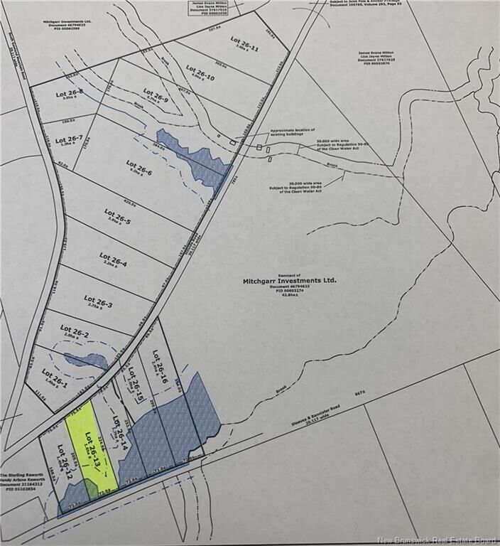 Property Photo:  Lot 26-13 Hillside  NB E4Z 2L3 
