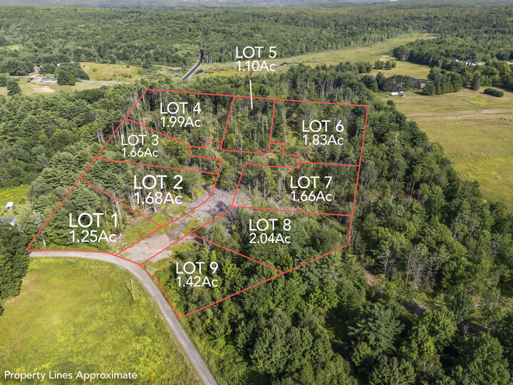 Property Photo:  Lot# 1-10 Sunset Ridge Road  ME 04345 