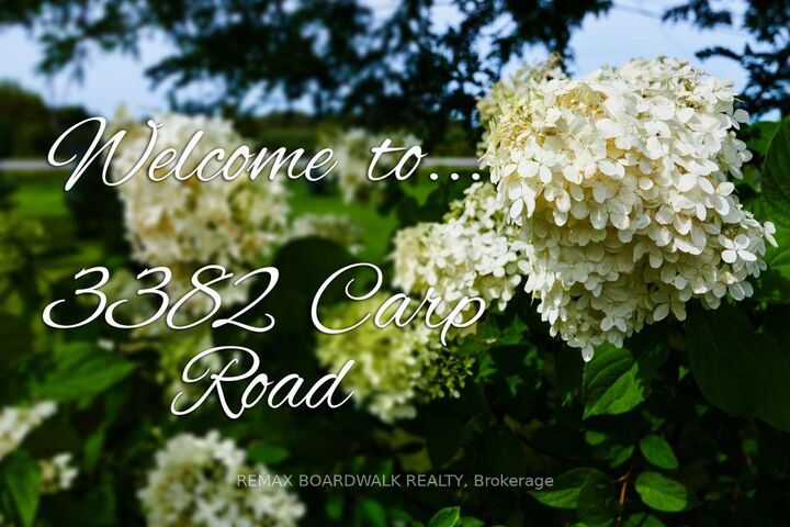 Property Photo: 3382 Carp Road ON K0A 1L0