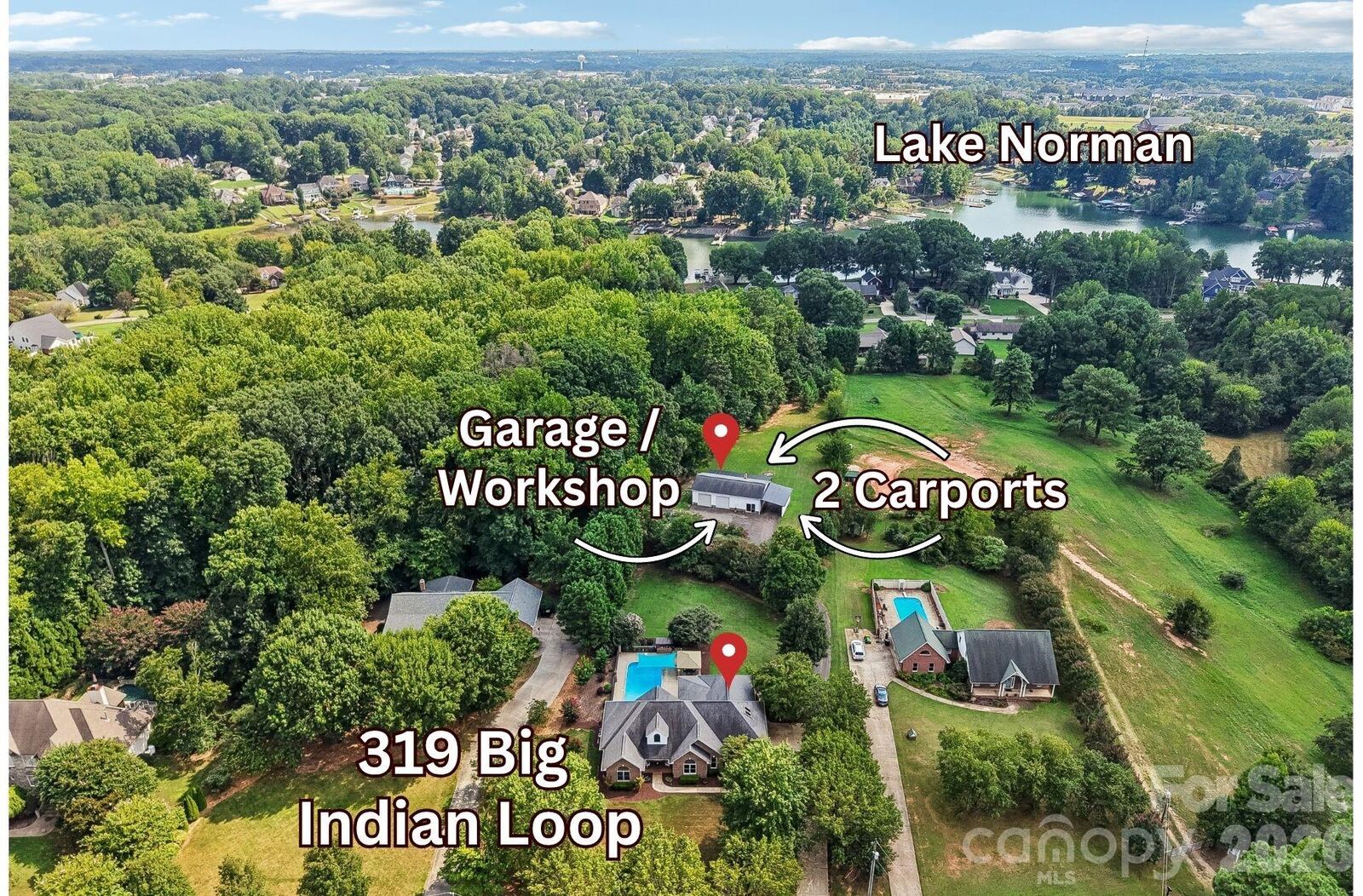 Property Photo: 319 Big Indian Loop NC 28117