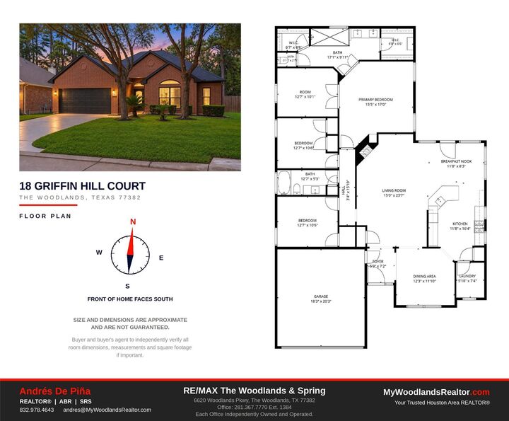 Property Photo: 18 Griffin Hill Court TX 77382